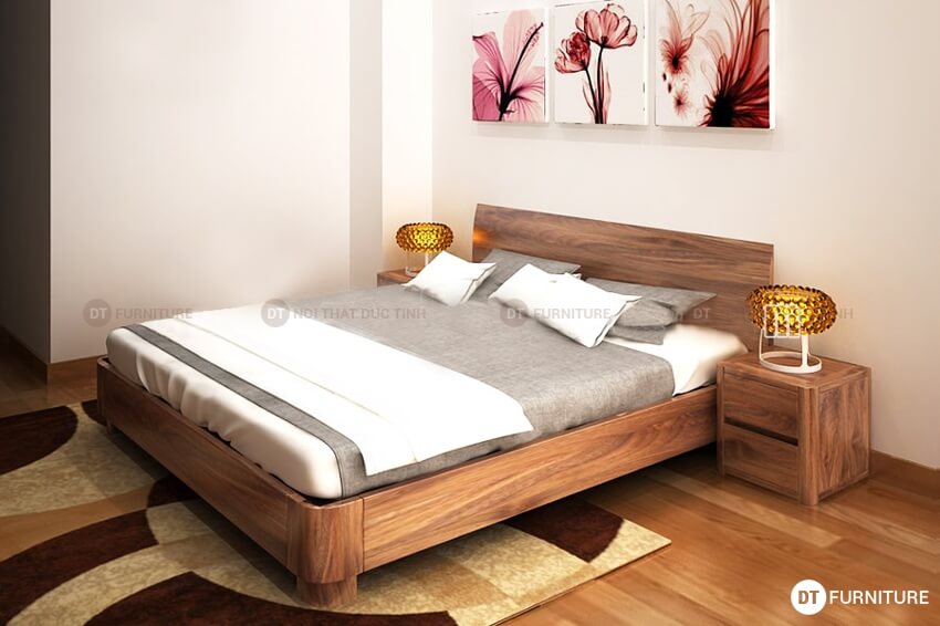 Giường ngủ gỗ Tự nhiên GN26